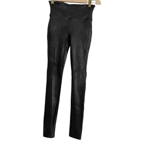 SPANX Size Small Leggings Black Pants Slimming Flattering Smoothing - Picture 1 of 7